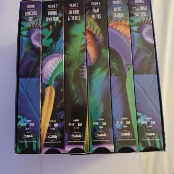 David Attenborough The Private Life of Plants 6 VHS Set Turner Home BBC Nature - Picture 2 of 2
